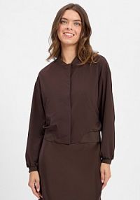Marynarka   detal Narlie Kobiety Sztuczne włókno brązowy jednolity 40 Someday