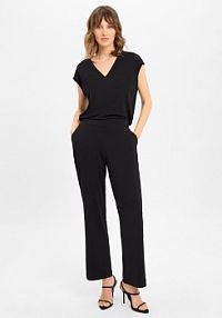 Kombinezon   Celaria Kobiety Sztuczne włókno czarny jednolity 42 Someday