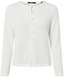 Koszulka z długim rękawem  Kalmina Kobiety Modal biały jednolity 38 Someday damski