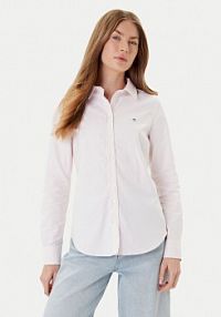 Koszula Gant różowa damska Shield 4300141  Slim Fit