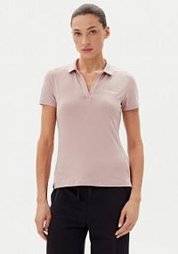 Koszulka polo EA7 Emporio Armani różowa damska 7W000266 AF12500 U4079  Regular Fit
