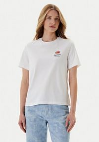 T-shirt Mustang biały damski 