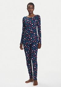 Piżama United Colors Of Benetton granatowa damska 