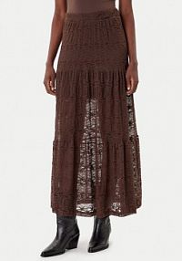 Spódnica maxi ONLY brązowa 