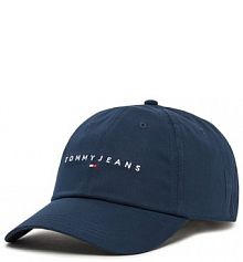 Czapka z daszkiem Tommy Jeans granatowa damska 