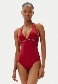 Strój kąpielowy Tommy Hilfiger czerwony 