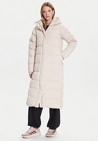 Płaszcz Columbia beżowy damski Zimowy
