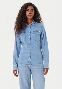 Koszula Mustang niebieska damska Jeansowa