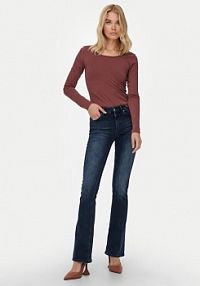Jeansy ONLY granatowe damskie Blush 15233833  Flared Fit