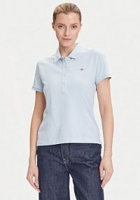 Koszulka polo Gant niebieska damska 