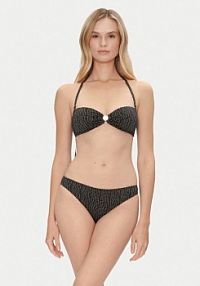 Strój kąpielowy Emporio Armani czarny Bikini
