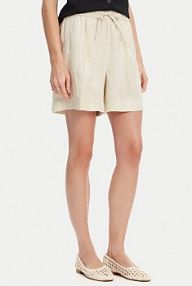 Szorty United Colors Of Benetton beżowe damskie Bermudy 4AGHD901T  Regular Fit