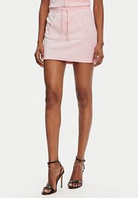 Spódnica mini Juicy Couture różowa Dresowa