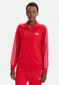 Bluza rozpinana adidas czerwona damska 