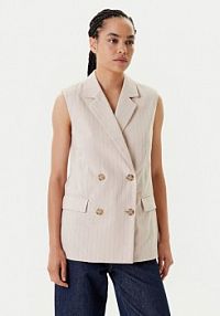 Kamizelka United Colors Of Benetton beżowa damska 