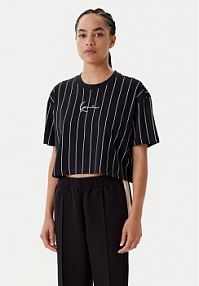 T-shirt Karl Kani czarny damski 