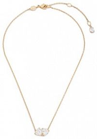 Naszyjnik Swarovski złoty 