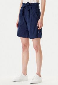 Szorty Mustang granatowe damskie Materiałowe