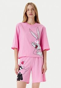 Piżama United Colors Of Benetton różowa damska 