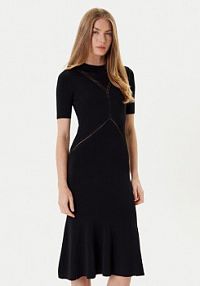 Sukienka dzianinowa Marciano Guess czarna 