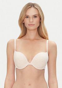 Biustonosz Guess beżowy Push-up