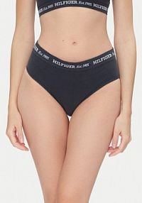 Figi Tommy Hilfiger granatowe Klasyczne z wysokim stanem