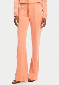 Spodnie dresowe Juicy Couture pomarańczowe damskie 