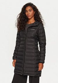 Kurtka puchowa Columbia czarna damska Płaszcz zimowy