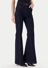 Jeansy Rinascimento granatowe damskie 