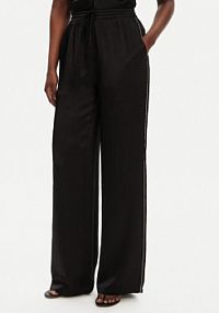 Spodnie eleganckie PINKO czarne damskie Materiałowe 104595 A2BU  Regular Fit