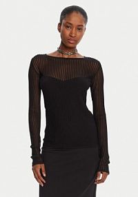 Sweter Patrizia Pepe czarny damski 