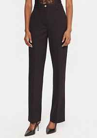 Spodnie eleganckie Guess czarne damskie Materiałowe