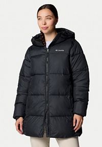 Kurtka puchowa Columbia czarna damska Płaszcz zimowy