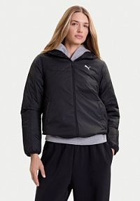 Kurtka przejściowa Puma czarna damska Ess 688383 01  Regular Fit