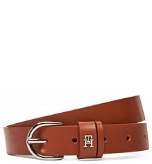 Pasek Tommy Hilfiger brązowy damski Damski Essential Effortless 2.5 Sv AW0AW17279