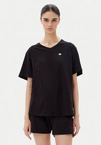 T-shirt EA7 Emporio Armani czarny damski 7W000029 AF10373 UC001  Loose Fit