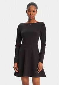 Sukienka codzienna Tommy Jeans czarna 