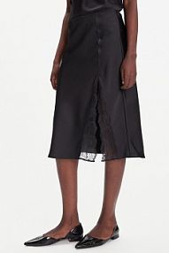 Spódnica Calvin Klein czarna Midi