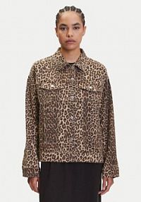 Kurtka jeansowe Vero Moda brązowa damska Jeansowa