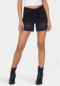 Szorty jeansowe ONLY czarne Gianna 15340706  Regular Fit
