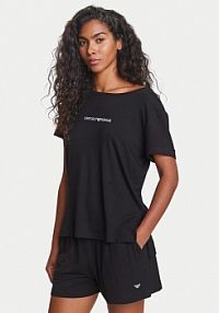 T-shirt Emporio Armani czarny damski 