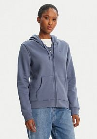 Bluza rozpinana Tommy Jeans niebieska damska 