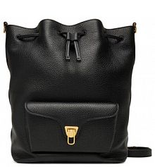 Worek Coccinelle czarny Torebka