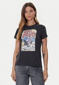 T-shirt Levis czarny damski Levi's®  The Perfect 17369-3309  Standard Fit