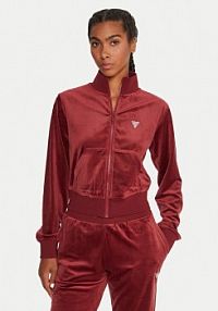 Bluza rozpinana Guess czerwona damska 