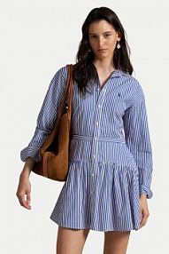 Sukienka Polo Ralph Lauren niebieska Koszulowa 211972052001  Regular Fit