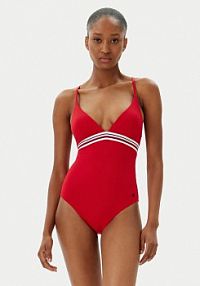 Strój kąpielowy Tommy Hilfiger czerwony 