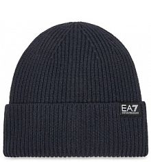 Czapka zimowa EA7 Emporio Armani granatowa damska 