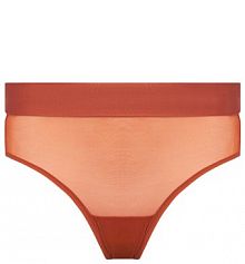 Bokserki DKNY brązowe damskie 