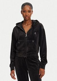 Bluza rozpinana Juicy Couture czarna damska 